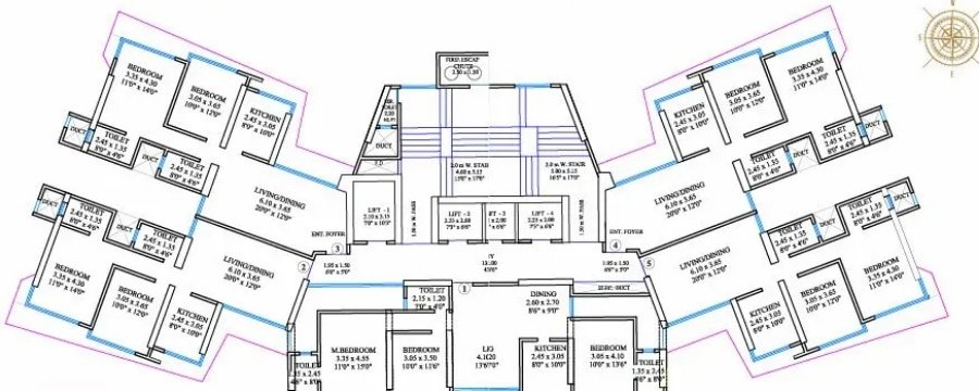 Shreeji atlantis floor plan